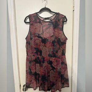 Cacique Floral Swimsuit Dress